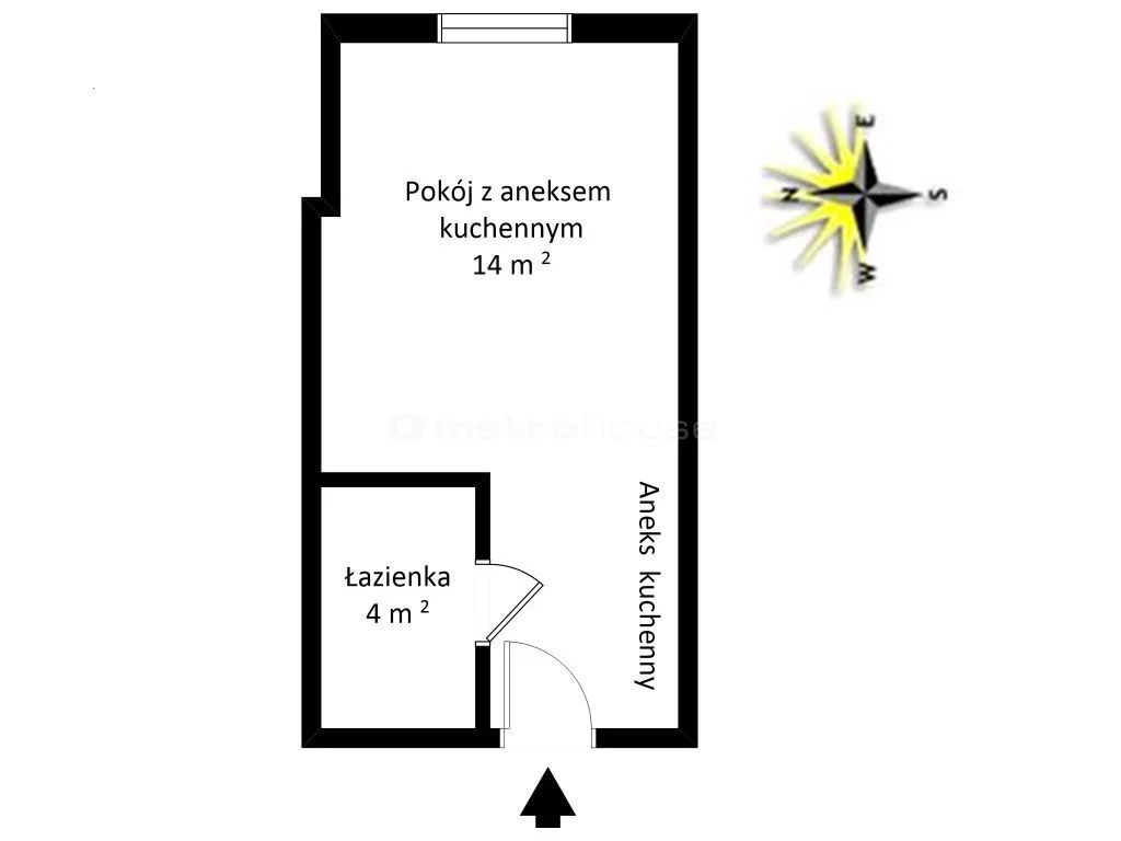 1 pokój, mieszkanie 18,80 m², piętro 1, oferta nr , TYBU999, Serock, Wyzwolenia