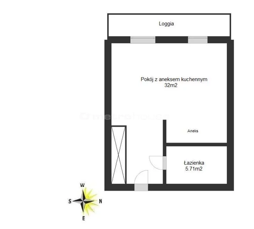 1 pokój, mieszkanie 37,71 m², parter, oferta nr , BUNY023, Spała, Wojciechowskiego
