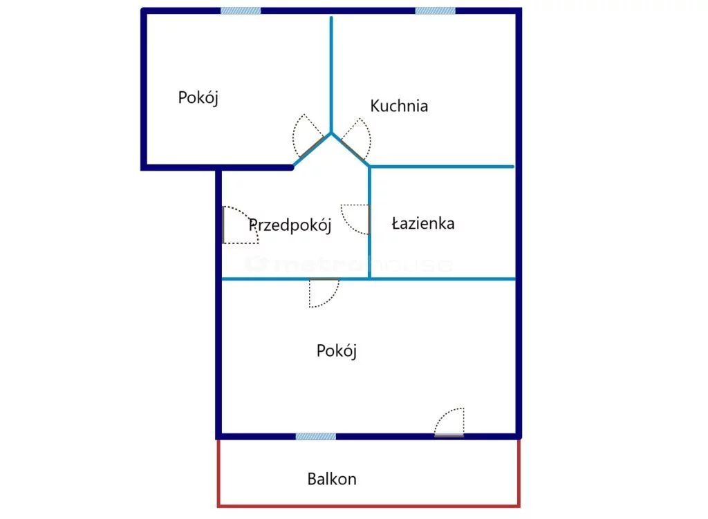 2 pokoje, mieszkanie 43,37 m², piętro 3, oferta nr , SMDASI592, Siedlce, 10 Lutego