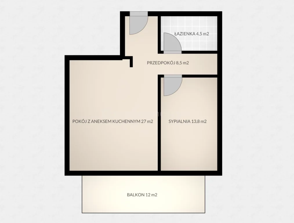 2 pokoje, mieszkanie 53,71 m², piętro 1, oferta nr , SMZEMI706, Warszawa, Mokotów, Mokotów, Al. Sikorskiego