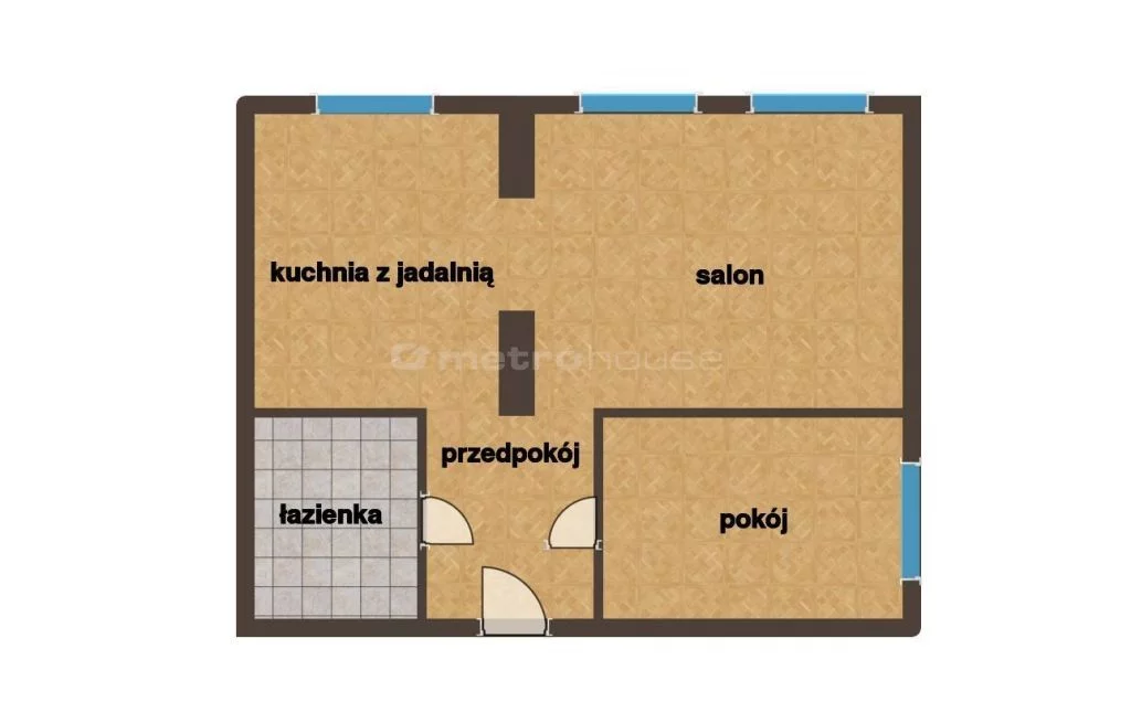 2 pokoje, mieszkanie 56,00 m², parter, oferta nr , SMPOPU224, Biskupiec, Aleja broni