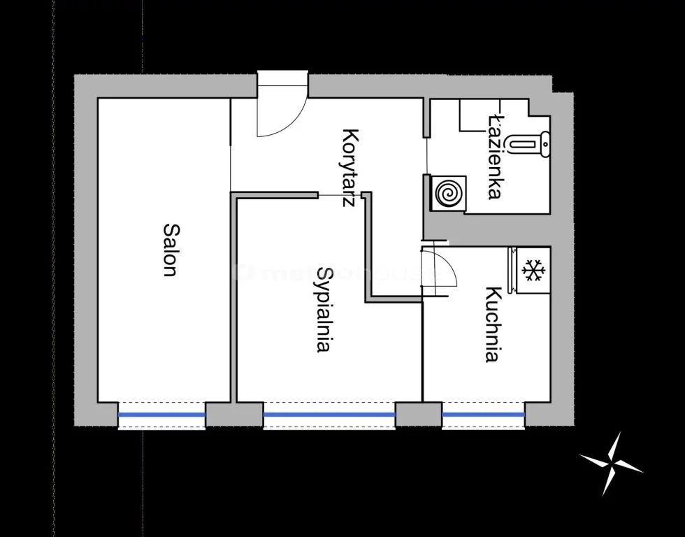2 pokoje, mieszkanie 34,63 m², piętro 4, oferta nr , SMZAZE829, Biała Podlaska