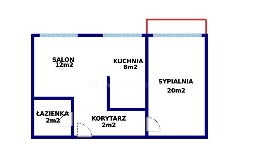 2 pokoje, mieszkanie 44,00 m², piętro 6, oferta nr , SMBIZY195, Bielsko-Biała