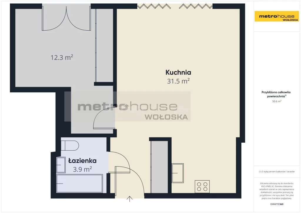 2 pokoje, apartament 52,00 m², piętro 1, oferta nr , SMREJA541, Warszawa, Mokotów, Mokotów, Bluszczańska