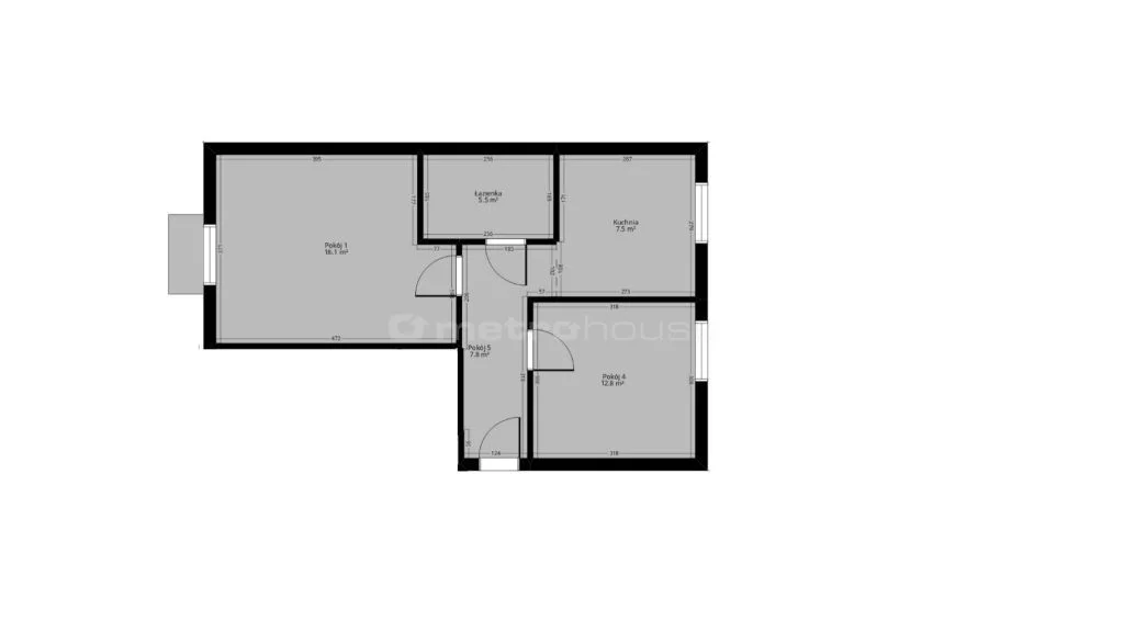 2 pokoje, mieszkanie 51,70 m², piętro 2, oferta nr , SMLUKE596, Bydgoszcz