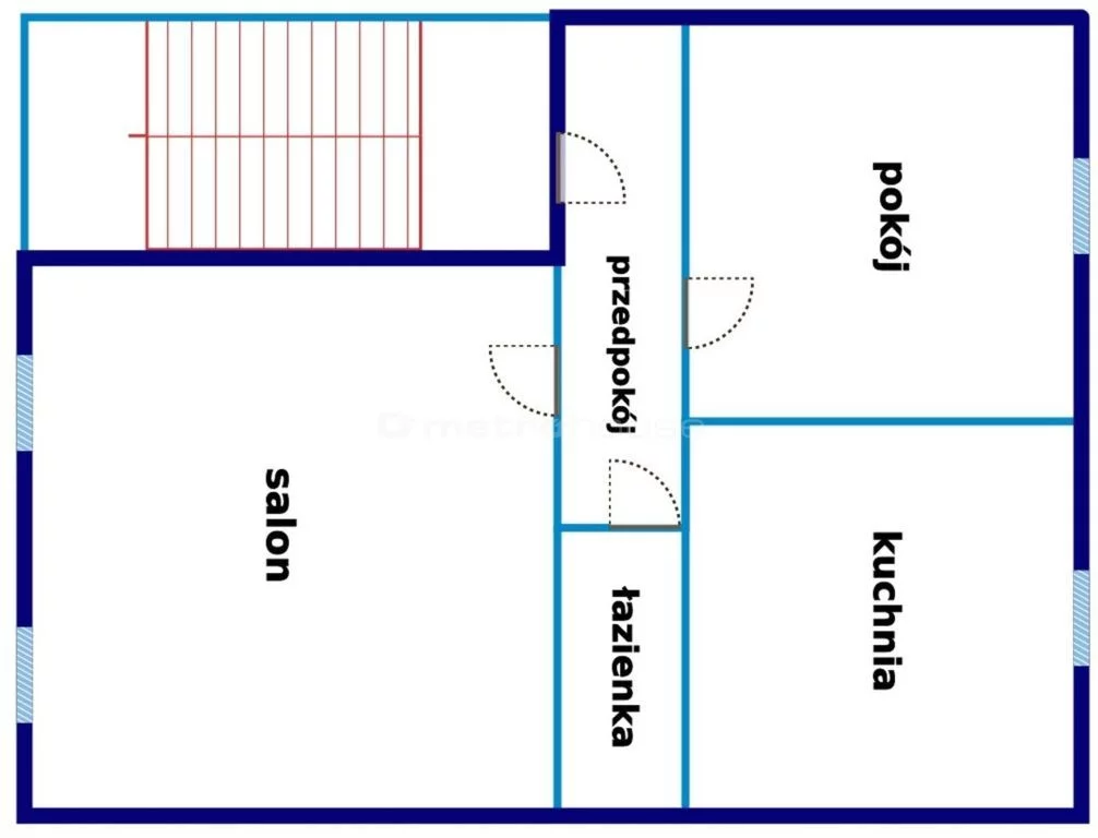 2 pokoje, mieszkanie 59,44 m², piętro 1, oferta nr , SMMAKE183, Chojnice