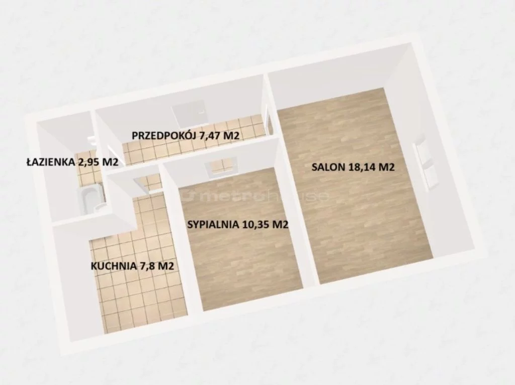 2 pokoje, mieszkanie 46,71 m², piętro 3, oferta nr , SMLABO779, Łódź, Śródmieście, Śródmieście, Ciesielska