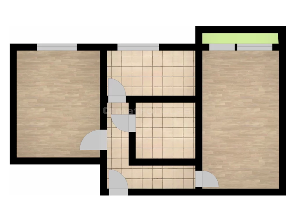 2 pokoje, mieszkanie 38,30 m², piętro 3, oferta nr , SMRAHU258, Łódź, Bałuty, Bałuty, Czarnieckiego