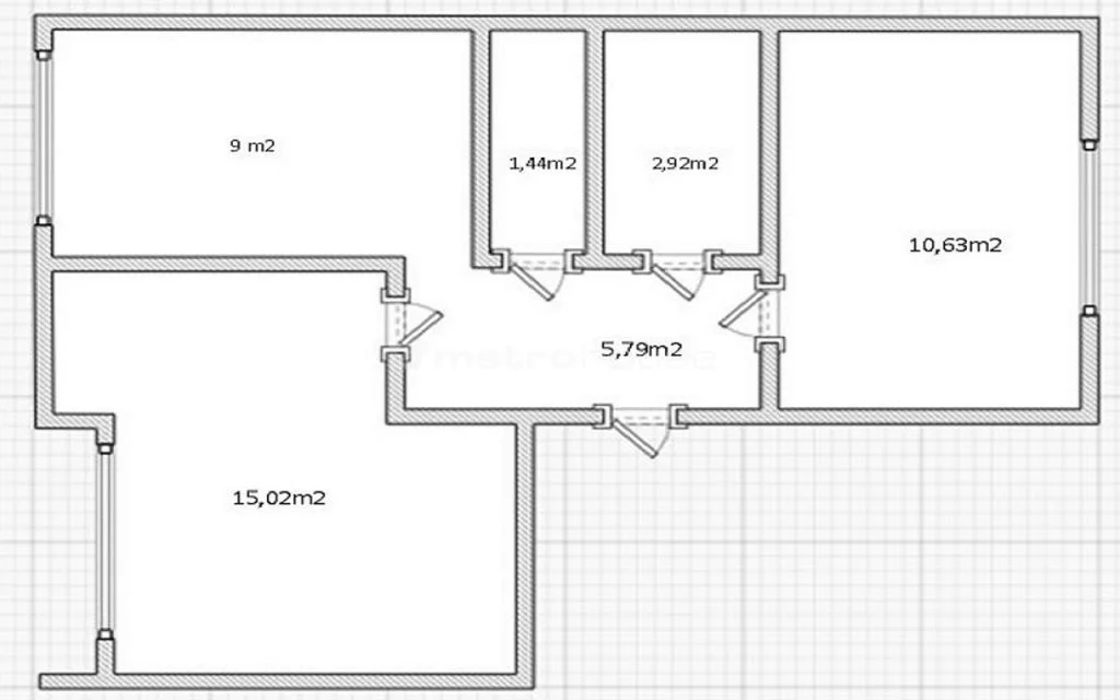 2 pokoje, mieszkanie 44,50 m², parter, oferta nr , SMZIKU614, Łódź, Widzew, Widzew, Czernika