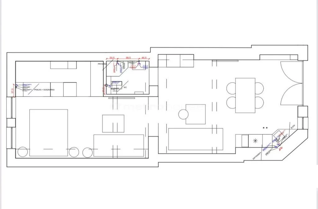 2 pokoje, mieszkanie 51,00 m², piętro 3, oferta nr , SMVITY439, Kraków, Stare Miasto, Kazimierz, Dietla