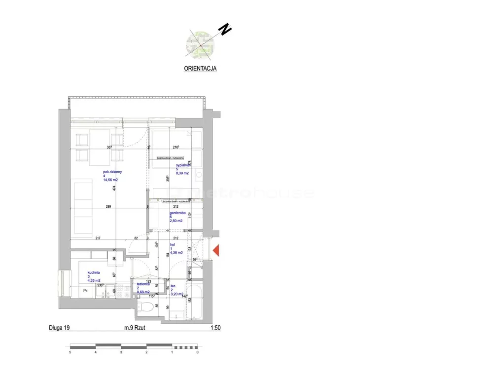 2 pokoje, apartament 36,00 m², piętro 2, oferta nr , SMMUSU447, Warszawa, Śródmieście, Śródmieście, Długa