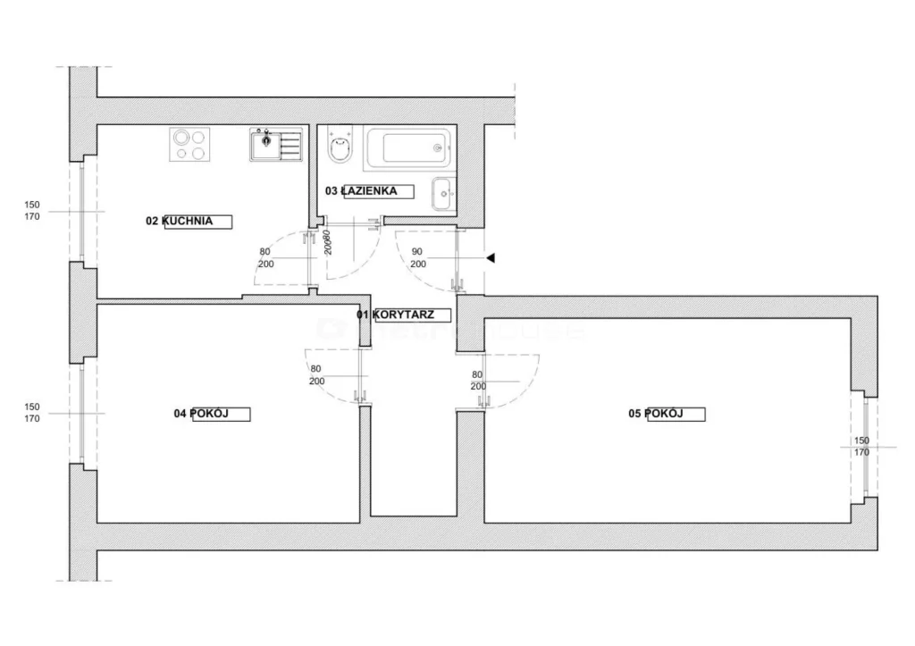 2 pokoje, mieszkanie 47,00 m², piętro 2, oferta nr , SMSUJO677, Katowice, Koszutka, Koszutka, Dunikowskiego