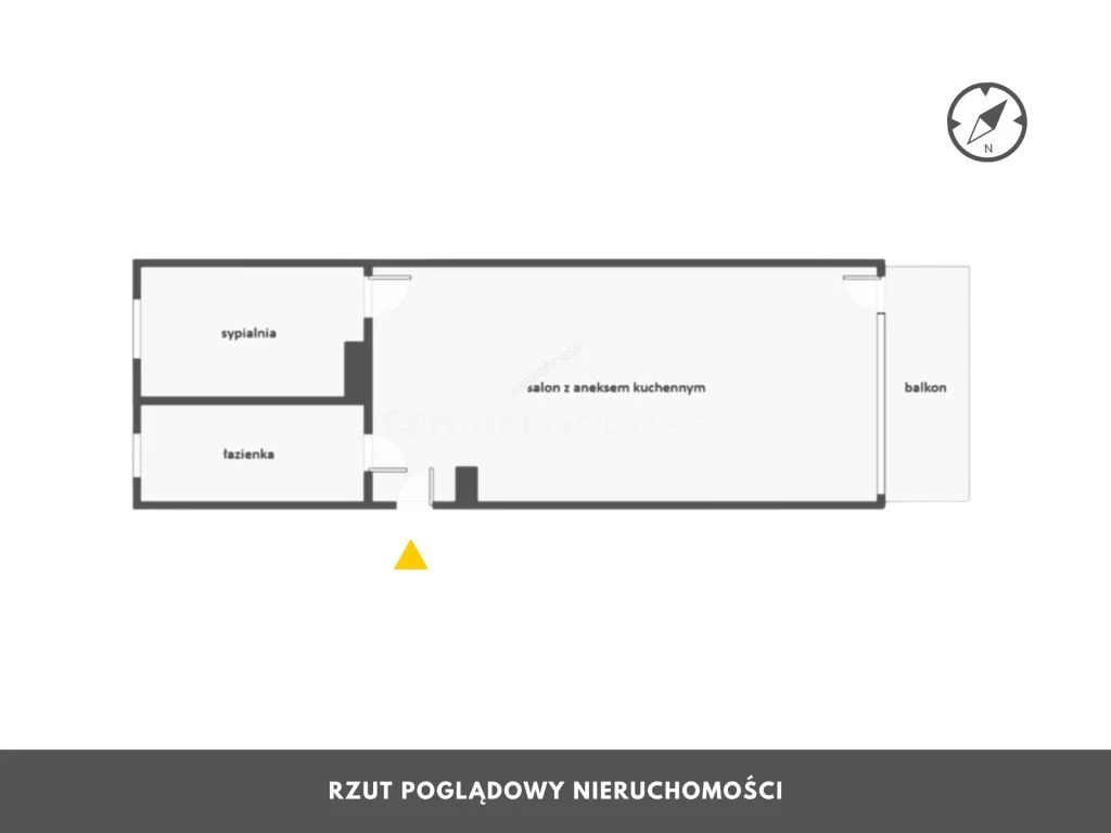 2 pokoje, mieszkanie 34,00 m², piętro 1, oferta nr , SMZAPU784, Kołobrzeg, Dworcowa