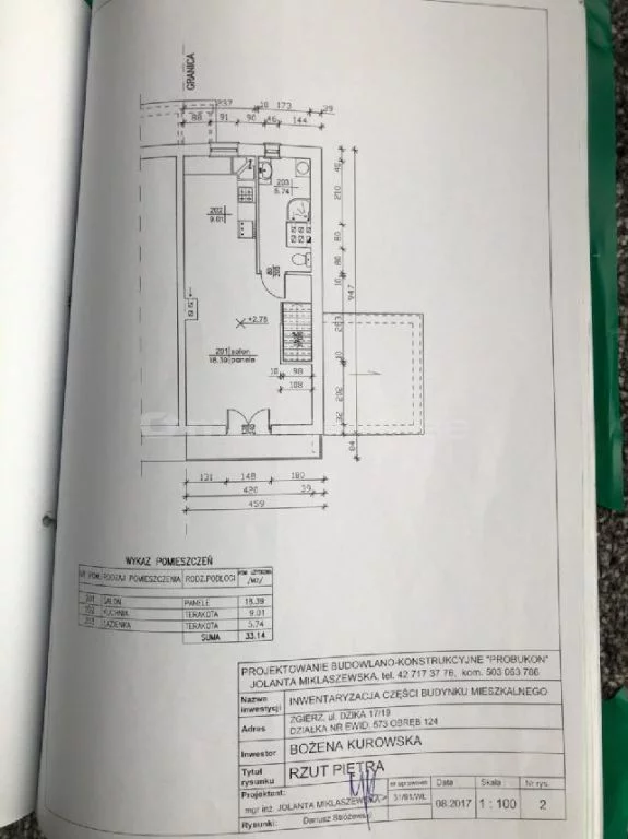 2 pokoje, mieszkanie 50,00 m², parter, oferta nr , HYDI243, Zgierz, Dzika