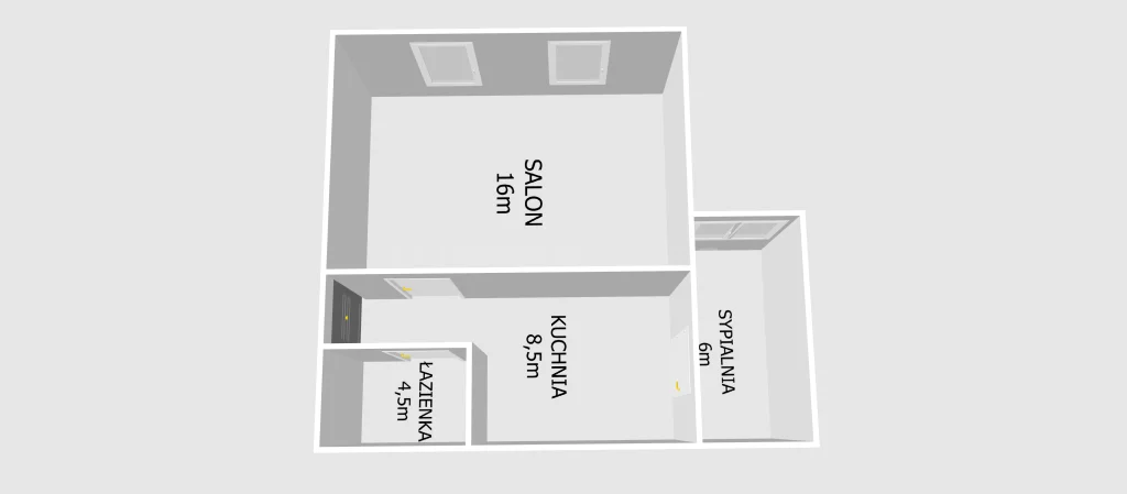 2 pokoje, mieszkanie 34,66 m², parter, oferta nr , SMCAKY102, Łódź, Śródmieście, Śródmieście, Gdańska