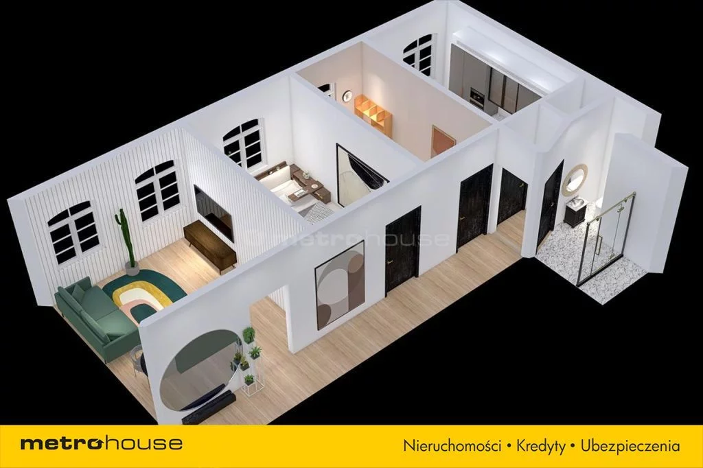 2 pokoje, mieszkanie 68,00 m², piętro 2, oferta nr , KYKO493, Tomaszów Mazowiecki, Grunwaldzka