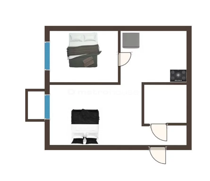 2 pokoje, mieszkanie 33,00 m², piętro 3, oferta nr , SMBECO799, Ustka, Grunwaldzka