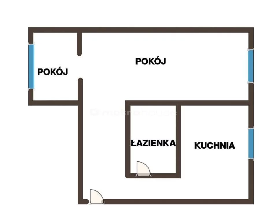 2 pokoje, mieszkanie 46,99 m², parter, oferta nr , SMZASI843, Ustka, Grunwaldzka