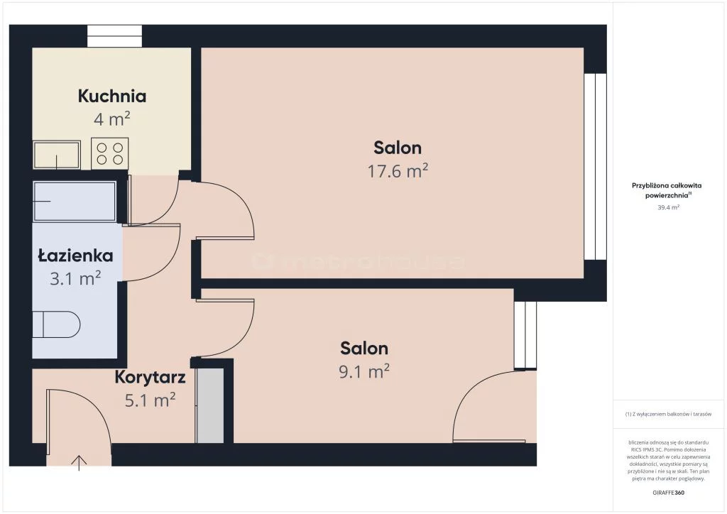 2 pokoje, mieszkanie 39,90 m², piętro 4, oferta nr , SMHIDU636, Chorzów, Chorzów II, Chorzów II, Gwarecka