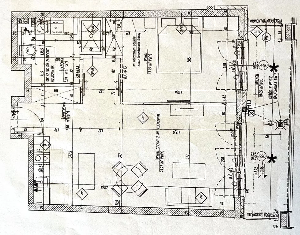 2 pokoje, mieszkanie 50,61 m², piętro 1, oferta nr , SMBAVU539, Warszawa, Wilanów, Wilanów, Hlonda