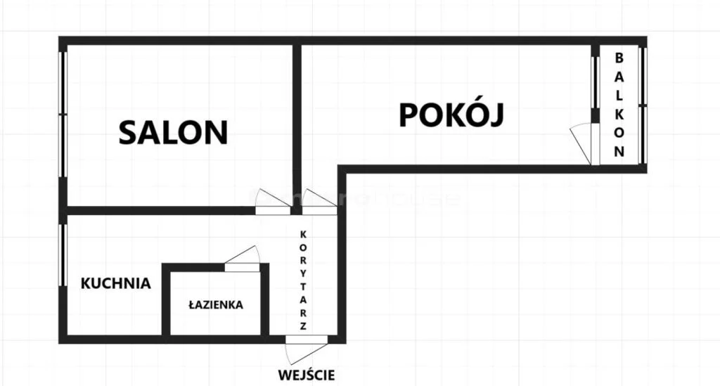 2 pokoje, mieszkanie 43,40 m², piętro 4, oferta nr , SMMURO192, Choszczno, Jagiełły
