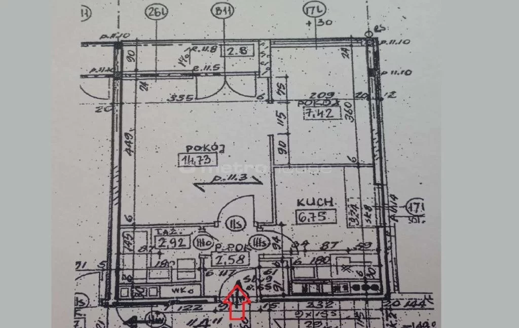 2 pokoje, mieszkanie 34,40 m², piętro 2, oferta nr , SMLEVU693, Siedlce, Jana III Sobieskiego