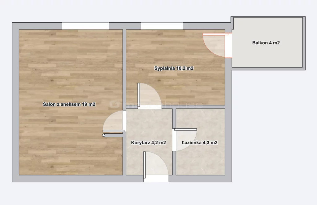 2 pokoje, mieszkanie 37,66 m², piętro 5, oferta nr , SMDEDI586, Piaseczno, Jarząbka