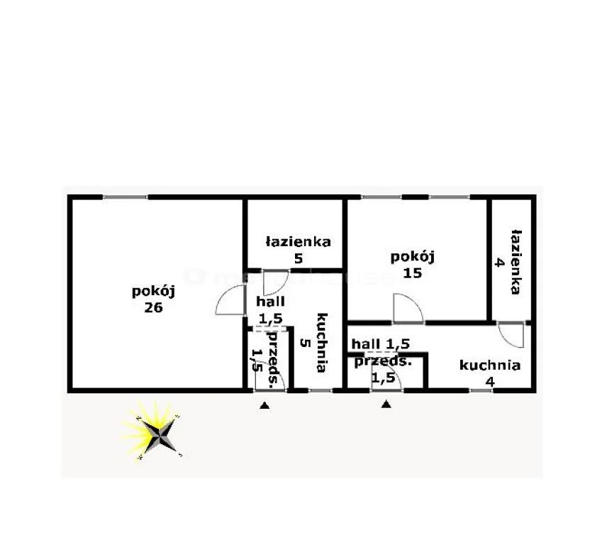 2 pokoje, mieszkanie 65,00 m², parter, oferta nr , NILI514, Karpacz