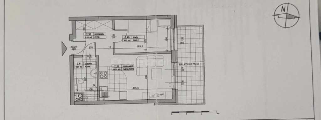 2 pokoje, mieszkanie 34,37 m², piętro 1, oferta nr , SMMUPY158, Karpacz