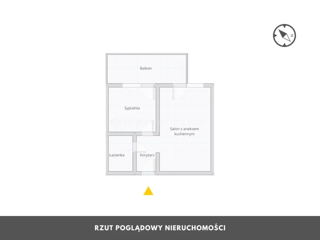 2 pokoje, mieszkanie 36,82 m², piętro 4, oferta nr , SMVOTE544, Kołobrzeg, Kasprowicza