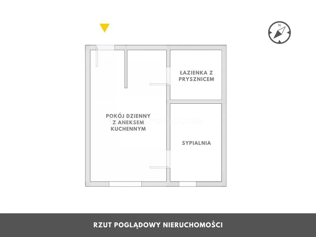 2 pokoje, apartament 34,82 m², piętro 1, oferta nr , SMTUFU761, Kołobrzeg, Podczele