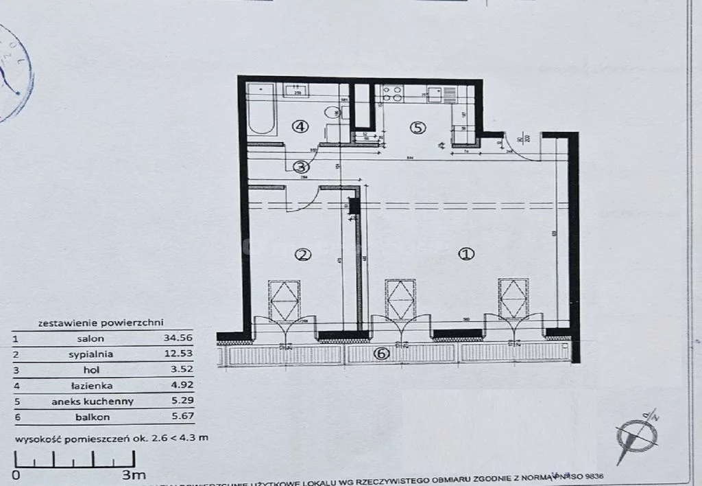 2 pokoje, apartament 60,82 m², piętro 3, oferta nr , SMMINA239, Łódź, Polesie, Polesie, Kopernika