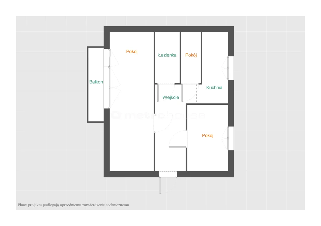 2 pokoje, mieszkanie 51,00 m², piętro 3, oferta nr , SMKERA948, Sosnowiec, Kossaka