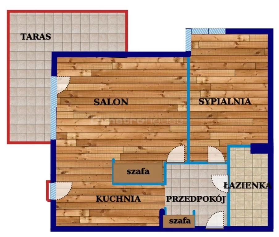 2 pokoje, mieszkanie 48,00 m², piętro 1, oferta nr , SMZENI551, Kraków, Czyżyny
