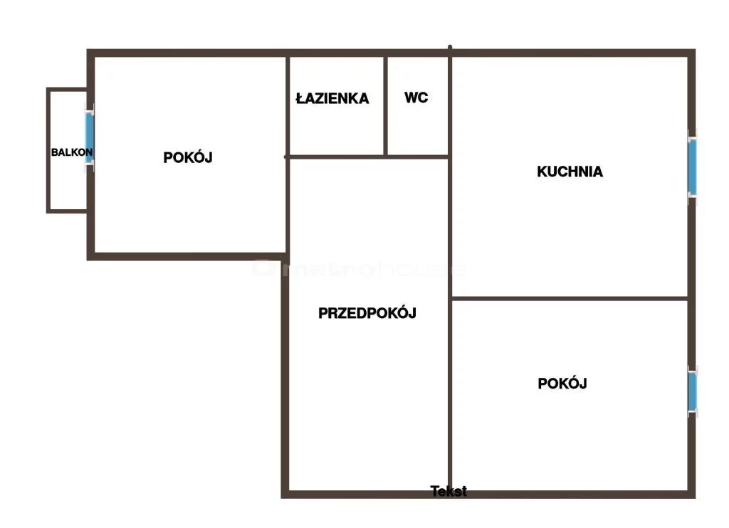 2 pokoje, mieszkanie 38,74 m², piętro 4, oferta nr , SMMERU726, Krosno