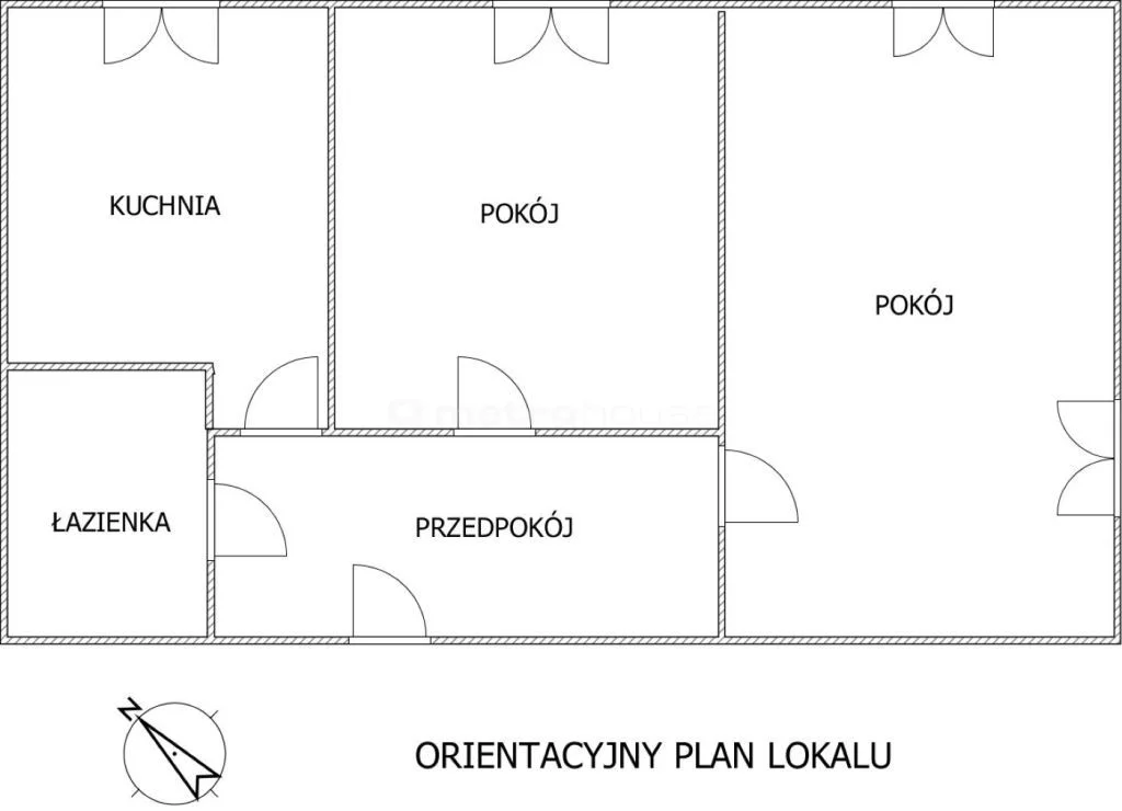 2 pokoje, mieszkanie 55,85 m², piętro 1, oferta nr , SMSOVA812, Białogard, Księcia Bogusława X