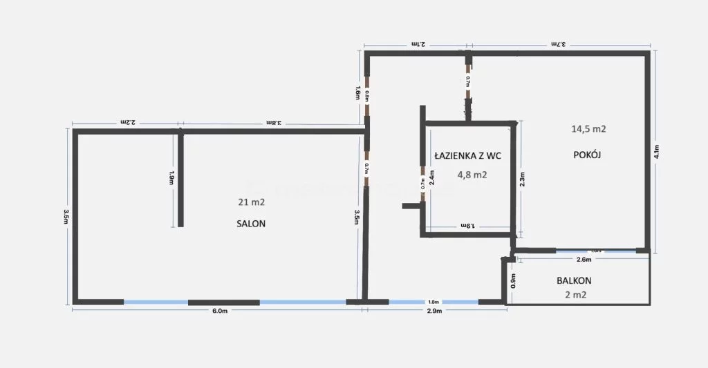 2 pokoje, mieszkanie 46,06 m², parter, oferta nr , SMVOLO667, Ruda Śląska, Lexa