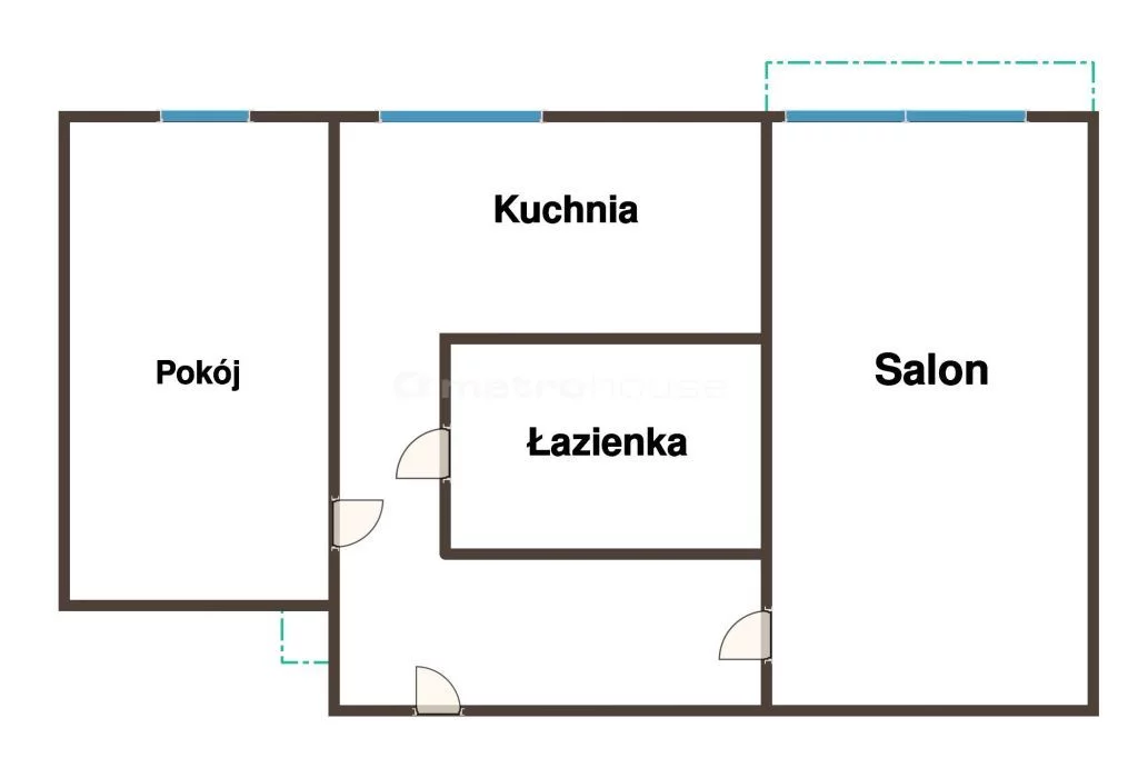 2 pokoje, mieszkanie 38,30 m², piętro 6, oferta nr , SMHOPA571, Łódź, Bałuty, Bałuty
