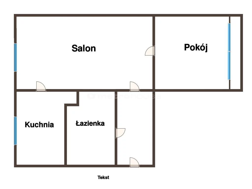 2 pokoje, mieszkanie 36,24 m², parter, oferta nr , SMMAKI914, Łódź, Górna, Górna