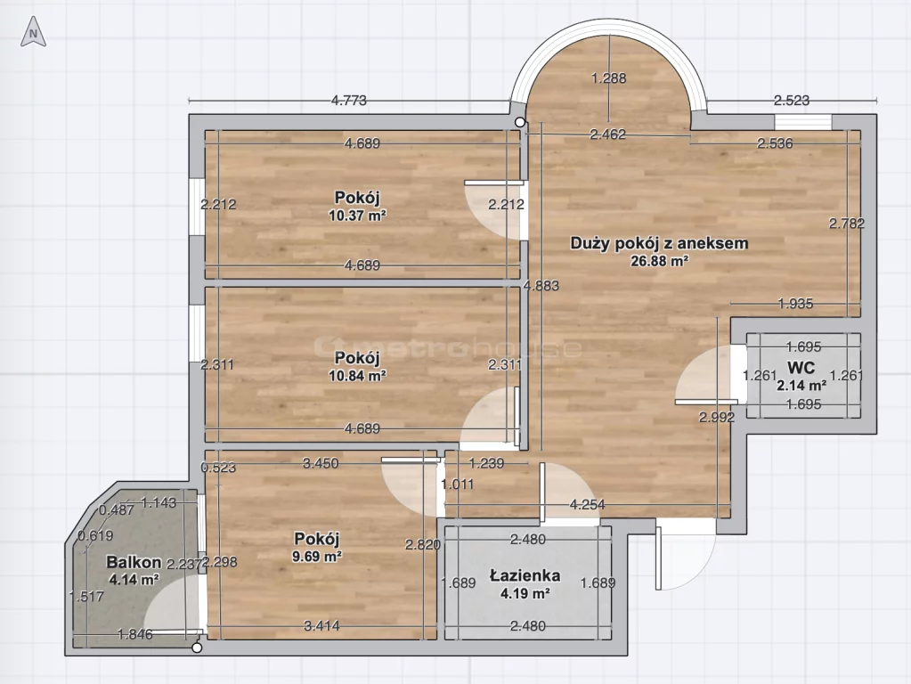 2 pokoje, apartament 68,90 m², piętro 2, oferta nr , SMSIGO673, Warszawa, Ursynów, Ursynów, Makolągwy