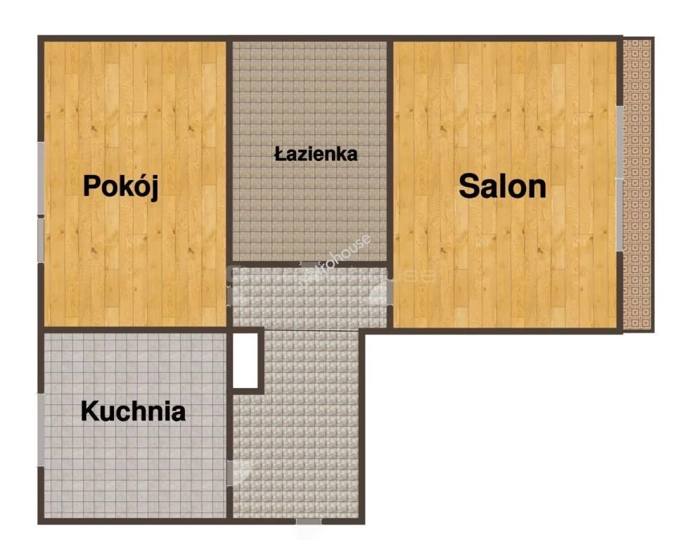 2 pokoje, mieszkanie 43,54 m², piętro 1, oferta nr , SMHIKI161, Łódź, Górna, Górna, Malczewskiego