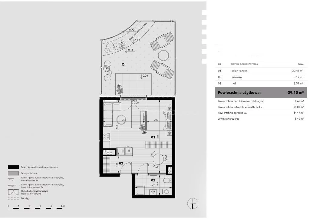 2 pokoje, mieszkanie 39,21 m², parter, oferta nr , SMJITI471, Poznań, Grunwald, Grunwald Południe, Marcelińska