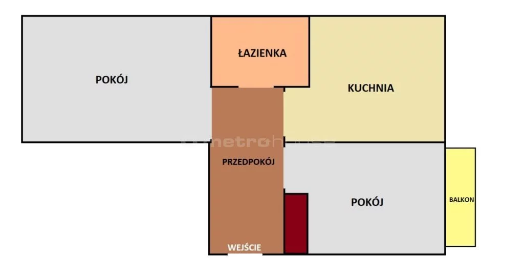 2 pokoje, mieszkanie 48,50 m², piętro 1, oferta nr , SMFUMI475, Borne Sulinowo, Mickiewicza