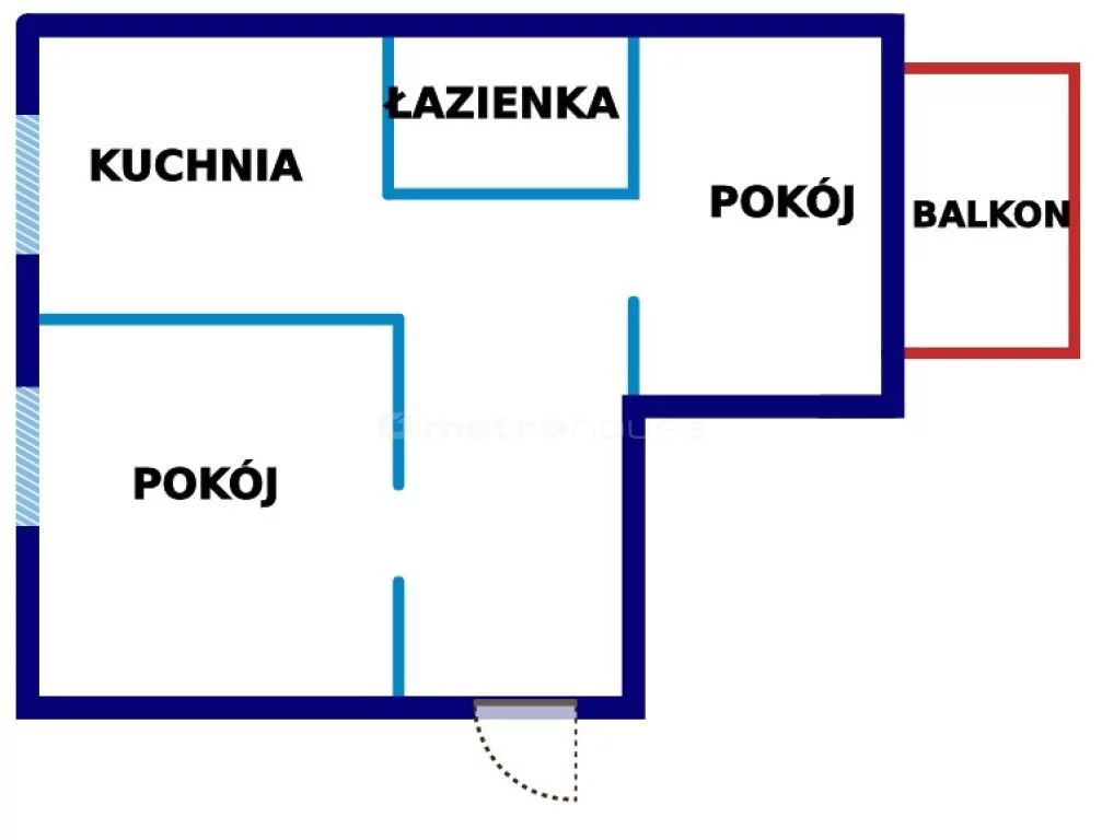 2 pokoje, mieszkanie 48,00 m², piętro 1, oferta nr , FUJE385, Piotrków Trybunalski, Mieszka I