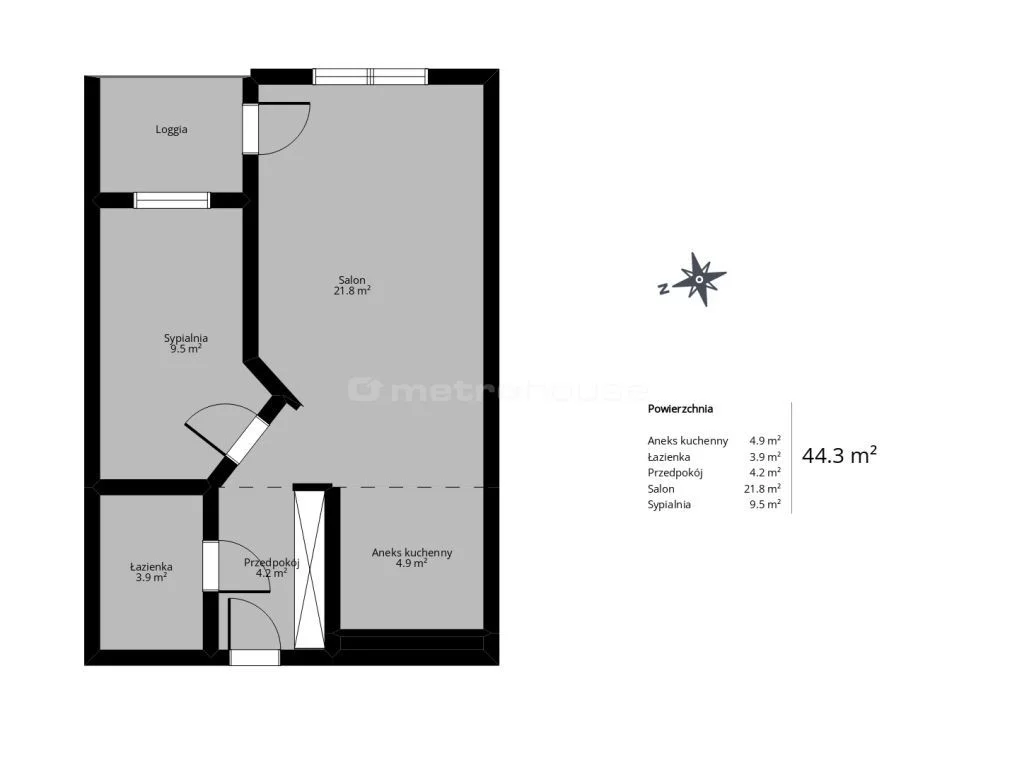 2 pokoje, mieszkanie 44,30 m², piętro 2, oferta nr , SMMEDU507, Warszawa, Mikołaja Trąby