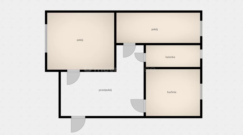 2 pokoje, mieszkanie 52,00 m², parter, oferta nr , SMKEKI741, Łódź, Bałuty, Bałuty, Młynarska