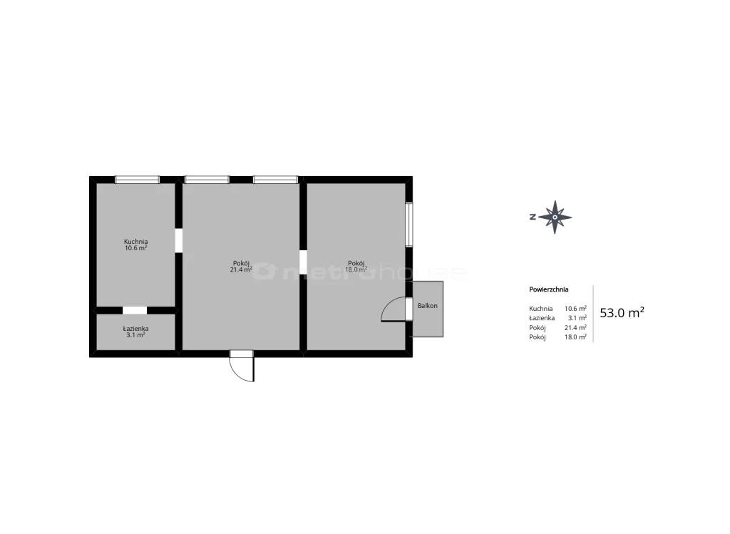 2 pokoje, mieszkanie 53,00 m², piętro 2, oferta nr , SMMONA399, Łódź, Śródmieście, Śródmieście, Nawrot