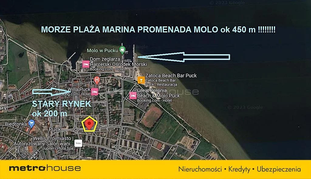 2 pokoje, mieszkanie 50,90 m², piętro 2, oferta nr , SMGOFU179, Puck, Nowy Świat