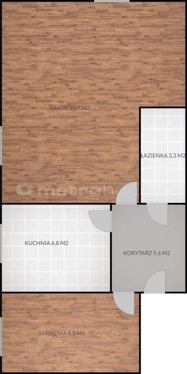 2 pokoje, mieszkanie 50,10 m², piętro 3, oferta nr , JAKU683, Łódź, Bałuty, Bałuty, Obrońców Westerplatte