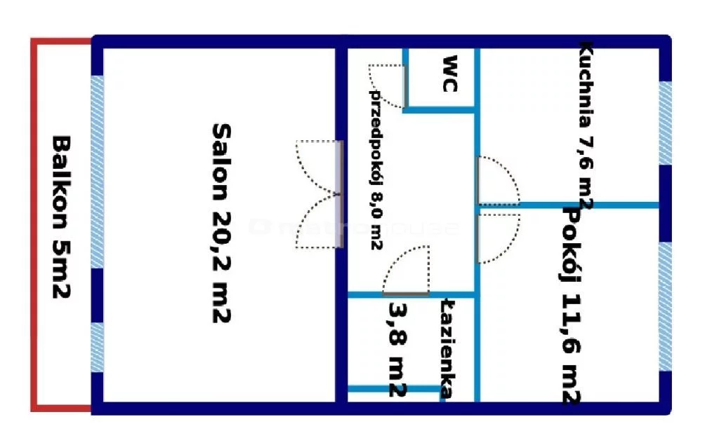 2 pokoje, mieszkanie 52,00 m², piętro 3, oferta nr , SMTUSI199, Kraków, Czyżyny, Osiedle Dywizjonu 303